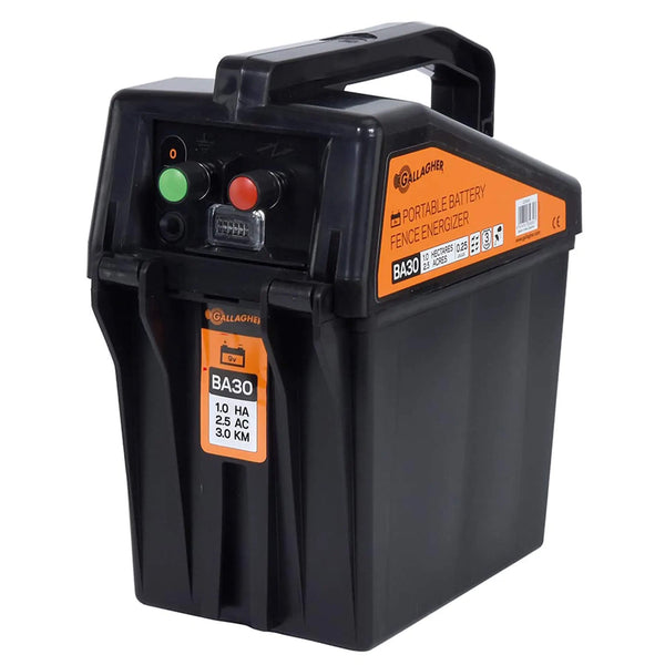 Gallagher BA30 - Battery 0.3J / 9V/12V - Up to 5km - Free 55Ah Battery
