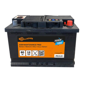 Gallagher Premium Turbo AGM Battery 12V / 60Ah