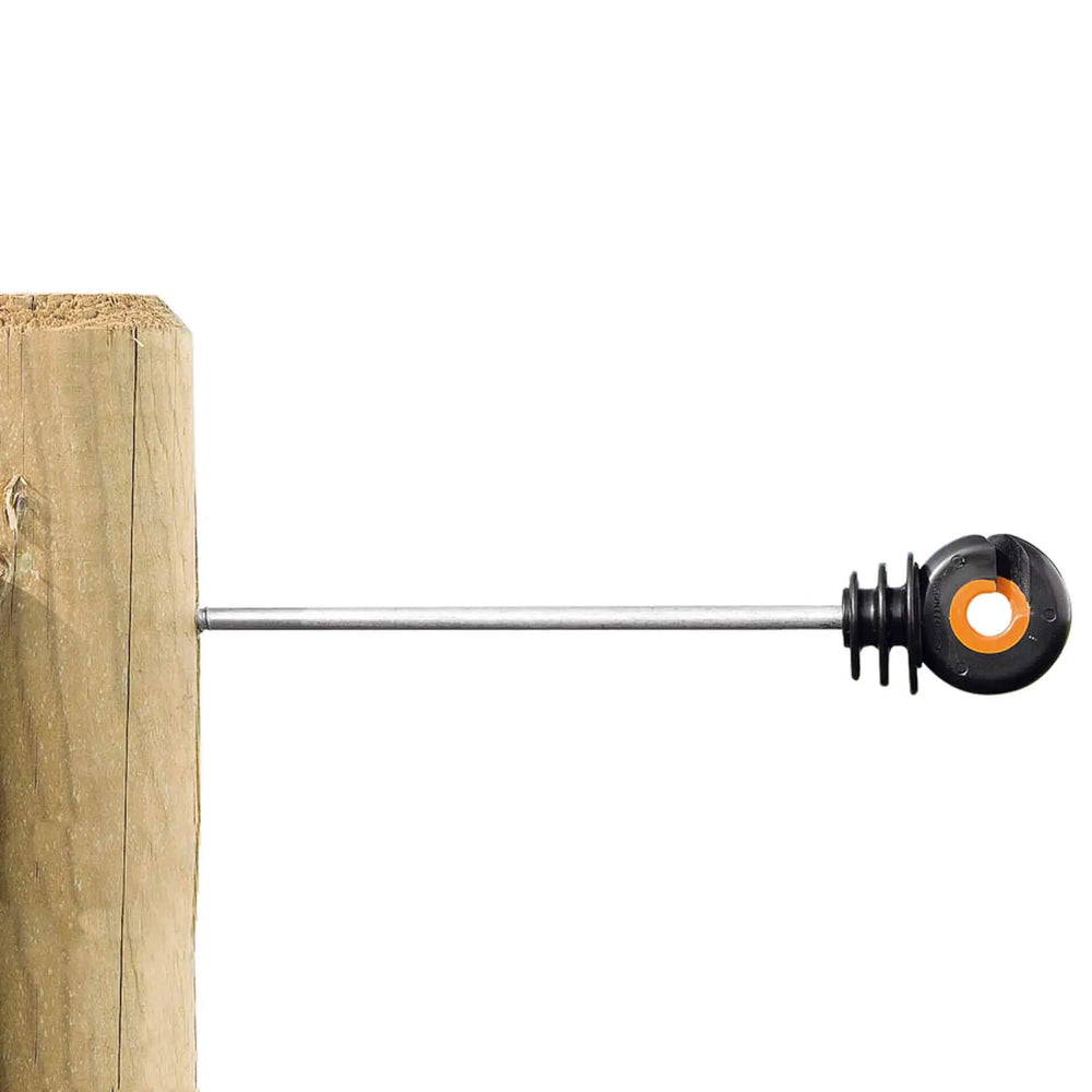 Gallagher XDI Offset Screw-In Insulator for Wooden Posts - 10cm and 18cm (Packs of 10, 20, or 100)