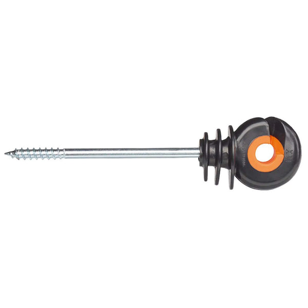 Gallagher XDI Offset Screw-In Insulator for Wooden Posts - 10cm and 18cm (Packs of 10, 20, or 100)
