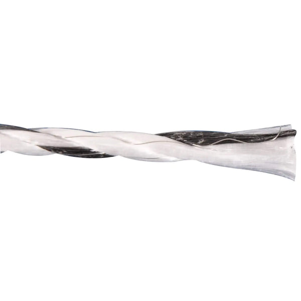 Gallagher EconomyLine Rope - Stainless Steel Wires - 5mm x 100m / 200m / 500m - White/Black
