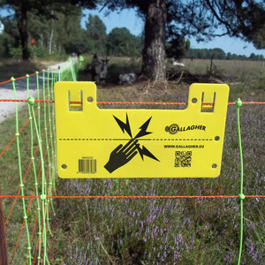 Gallagher EU Electric Fence Warning Sign - Universal