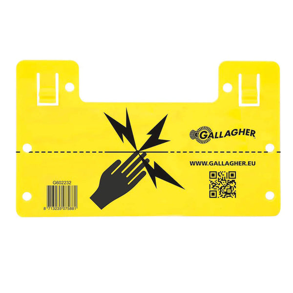 Gallagher EU Electric Fence Warning Sign - Universal