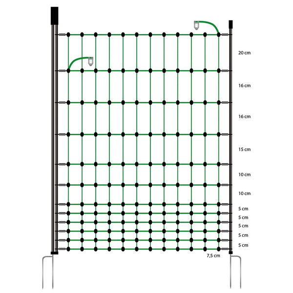 Gallagher Gate for Electric Netting - 112cm x 1.2m - Double Pin