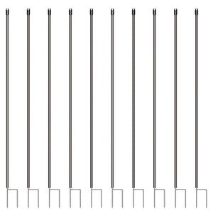 Gallagher Deer Fence Post - Black - 2m or 1.7m (Pack of 10)