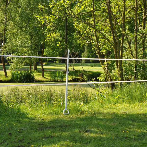 Gallagher Horse Post - 1.55m with Stirrup Foot - White (Pack of 10)