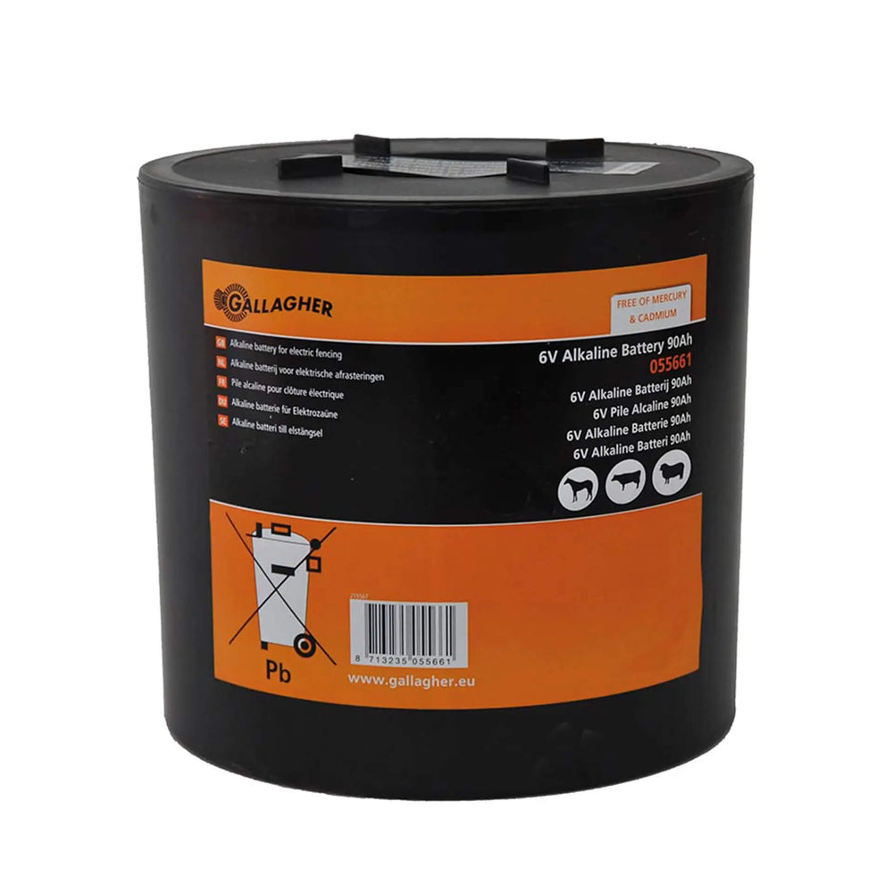 Gallagher Round Battery 6V / 90Ah