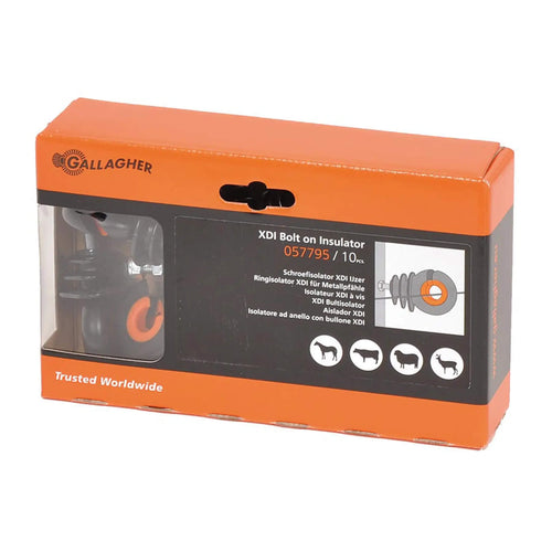 Gallagher XDI Bolt-On Ring Insulator - Black (Pack of 10 or 125)