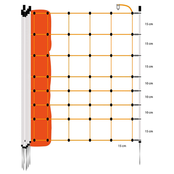 Gallagher Sheep Netting - 90cm x 50m - Single Pin