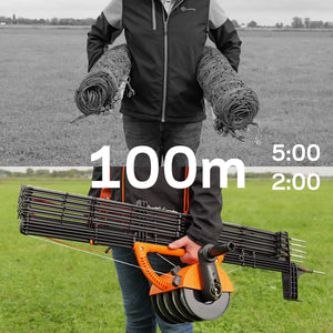 Gallagher SmartFence 2.0 - 100m All-in-One Portable Electric Fence Kit