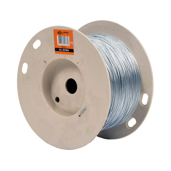 Gallagher Twined Steel Wire - 2mm x 200m / 400m