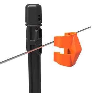 Gallagher Wire Clip - Line Post Accessory for 8mm Wire & Cord (Pack of 20 or 100)
