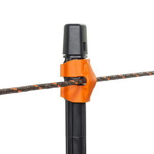Gallagher Wire Clip - Line Post Accessory for 8mm Wire & Cord (Pack of 20 or 100)
