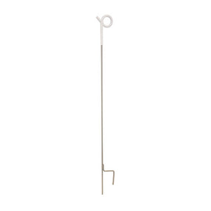 Pulsara Pigtail Post - 1.00m - White (Pack of 10)