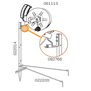 Gallagher Reel Corner Post - 1.25m for 3 Reels / 3 Insulators