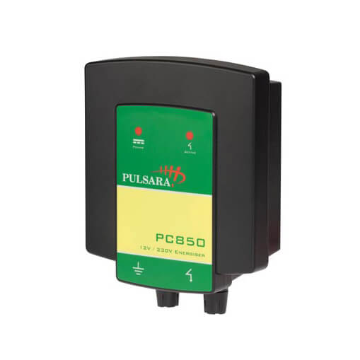 Pulsara PC850 - Hybrid (Battery & Mains) 0.9J / 12V / 230V - 5 km Fence Length